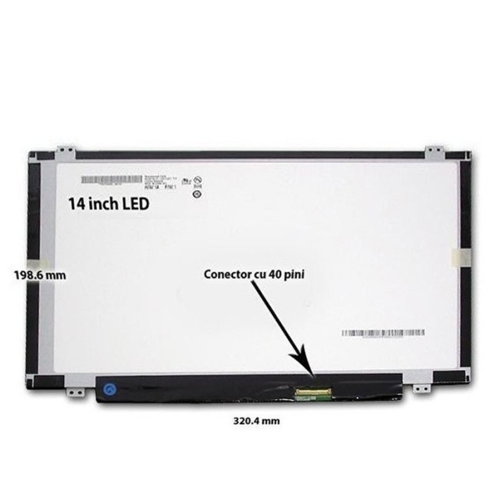 Display Laptop 14&quot; WXGA, AU Optronics B140xW01 V.C, NOU