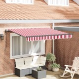 vidaXL Cortina Retractabilă Roșu 250 x 200 cm țesătură 3329408