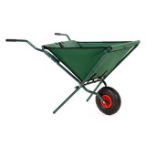 Roaba gradina pliabila Sersimo 50L pneumatica verde sarcina 30kg depozitare compacta