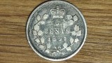 Canada - argint sterling serie f rara - 5 cents 1897 -Victoria tanara- superba !, America de Nord