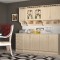 Bucatarie Korona Mebel MDF 2m, 200x60x200 cm, Mesteacan