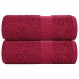 Gossi prosoape de oaspeti, frogn, 2 buc., bordeaux, 30x50 cm, 360 g/m2