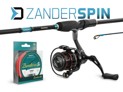 Set Zander Spin:Lanseta Zandera 2,10M;Mulineta Carbonix 3T;fir Zandera-Delphin foto