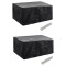 Huse mobilier gradina 2 buc. 180x140 cm set poliratan 8 ocheti