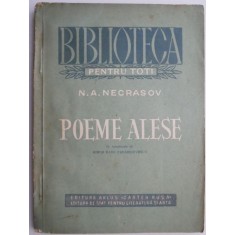 Poeme alese &ndash; N. A. Necrasov