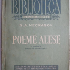 Poeme alese – N. A. Necrasov