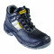 Pantofi de protectie S3 Top Master, marimea 42, piele naturala, bombeu metalic, parti reflectorizante, Negru/Gri