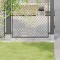 vidaXL Baze st&acirc;lp pătrate 12 buc Argintiu 81x81 mm Oțel galvanizat 42000009