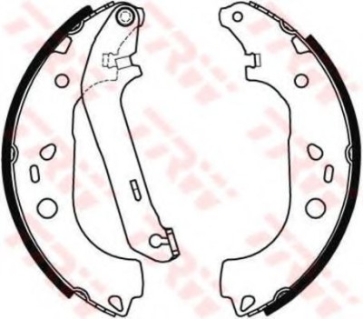 Set saboti frana FORD TRANSIT CONNECT (P65, P70, P80) (2002 - 2016) TRW GS8471 foto
