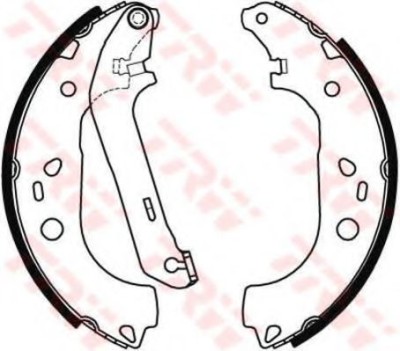 Set saboti frana FORD TOURNEO CONNECT (2002 - 2016) TRW GS8471 foto