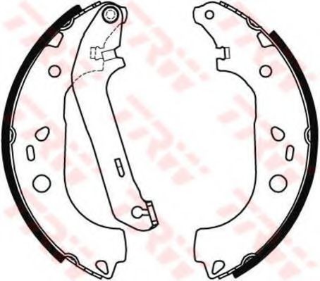 Set saboti frana FORD TRANSIT CONNECT (P65, P70, P80) (2002 - 2016) TRW GS8471