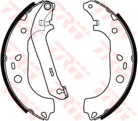 Set saboti frana FORD TOURNEO CONNECT (2002 - 2016) TRW GS8471