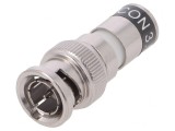 Mufă BNC tată 75&Omega; RG59 crimpare IP68