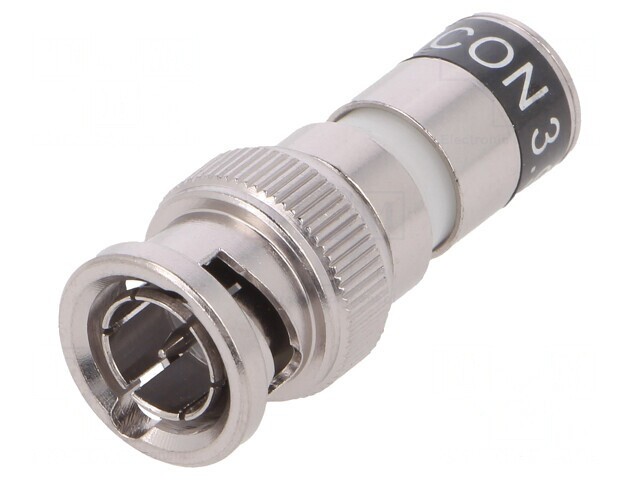 Mufă BNC tată 75&Omega; RG59 crimpare IP68