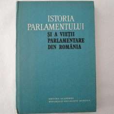 Istoria Parlamentului si a vietii parlamentare din Romania pana la 1918