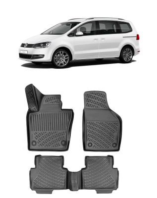 Set Covorase Auto Cauciuc Umbrella Pentru Vw Sharan 2010-2019 foto