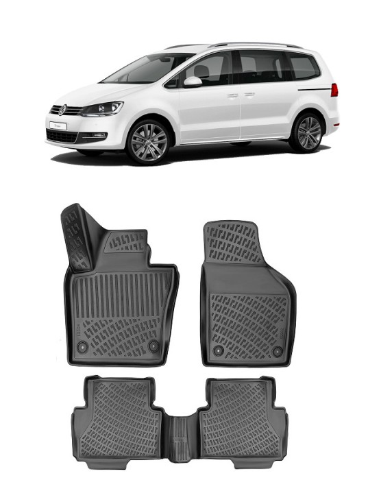 Set Covorase Auto Cauciuc Umbrella Pentru Vw Sharan 2010-2019