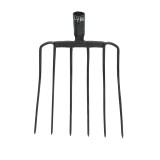 Furca metalica cu 6 coarne pentru afanarea solului, strangerea fanului si resturilor vegetale