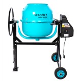 Betoniera Detoolz 180L, 1000W, Coroana Fonta, Roti, Profesionala