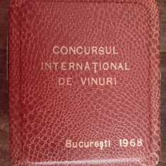 M3 C40 - Tematica viticultura - Concursul international de vinuri Bucuresti 1968