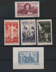 1947 Romania,LP 206,207-Seceta,serie si colita-MNH foto