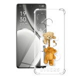 Husa antisoc pentru realme gt 6 / gt 6t, airbag pro, clear, help others
