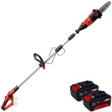 Einhell GE-LC 18 Li T PXC + Twinpack - Drujba 17 cm 3.76 m/s + Set 2 acumulatori Li-Ion 18 V 4 Ah