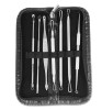 Set 7 Instrumente Profesionale Extracție Puncte Negre Soulima, Curățare Pori, Husa Inclusa, Uz Personal/Profesional