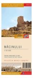 Hartă drumeție Munții Măcinului, Schubert &amp; Franzke - Ghid turistic, informații despre trasee, relief.