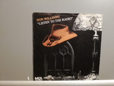 Don Williams &amp;ndash; Listen To The Radio (1982/MCA/RFG) - Vinil Single &amp;#039;7 /NM+ foto