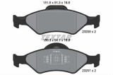 Set placute frana TEXTAR 2320001