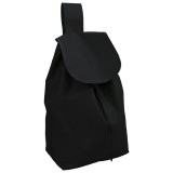 vidaXL Cărucior de cumpărături cu roți, negru, 35 L