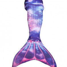 Costum de baie Sirena THK®, Albastru, Rosu, Indigo, 140 cm