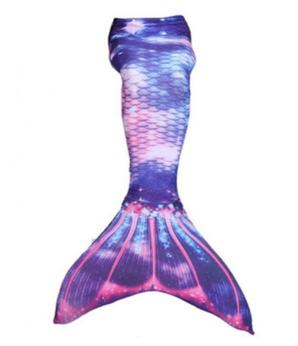 Costum de baie Sirena THK&reg;, Albastru, Rosu, Indigo, 140 cm