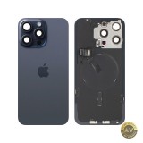Capac Baterie Apple iPhone 15 Pro Max Albastru (Blue Titanium) Swap