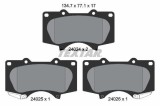 Set placute frana disc Lexus Gx; Mitsubishi Pajero IV, Pajero Sport II; Toyota 4 Runner V, Fj Cruiser, Hilux VII Pick-Up, Hilux VII Sasiu,