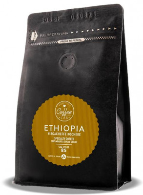 Cafea boabe specialitate Ethiopia Yirgacheffe Kochere Morettino foto