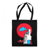 Sacosa, BagCotton Dolphin, Black, Montana