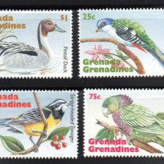 GRENADA GRENADINES 1995, FAUNA, PASARI, MNH