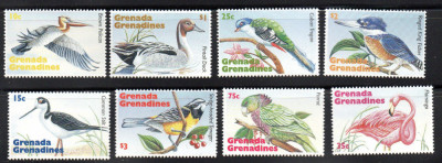 GRENADA GRENADINES 1995, FAUNA, PASARI, MNH foto