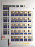✅ RO 1978 LP 971, " 60 ani Statul Unitar Roman " serie in coli de 25 , MNH