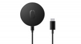 Joyroom &icirc;ncărcător wireless Qi 15 W pentru iPhone (compatibil MagSafe) cablu USB tip C, negru (JR-A28)