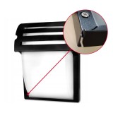 Corp de iluminat exterior, E27, 60W, IP54, aluminiu si sticla, RESIGILAT, masterLED