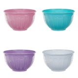 Set 4 Boluri pentru Inghetata din Plastic, 240 ml, Multicolore, CMCLASS