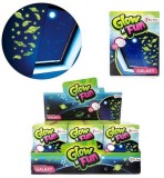 Set abtibilduri fosforescente Glow N Fun Galaxy stelute si planete care lumineaza la intuneric 9x12 cm