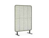 Cumpara ieftin Paravan decorativ otel gri charcoal verde Babilo 120x50x180h