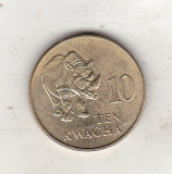 bnk mnd Zambia 10 kwacha 1992 - fauna