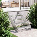 vidaXL Treaptă tip grătar, 70x24x7 cm, oțel galvanizat