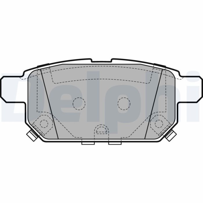 DELPHI LP2687 set placute frana,frana disc