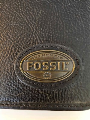Husă rigidă pentru iPad original FOSSIL - husă - PIELE autentică foto